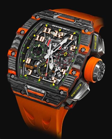 richard mille orange watch replica|richard mille flyback chronograph.